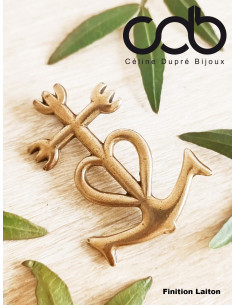 Broche Croix de Camargue