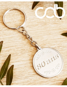 Porte clés 80 ans