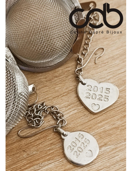 Boule à thé peur noces d'étain