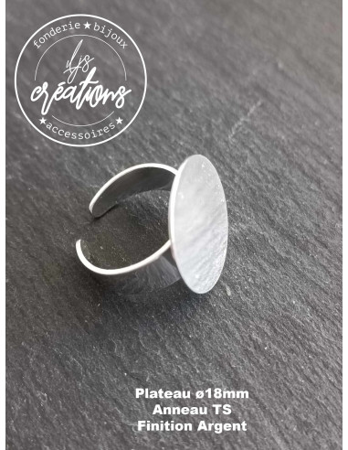 Bas pour Bague avec plateau à coller - Plateau...