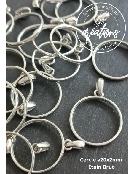 Cercle en étain brut