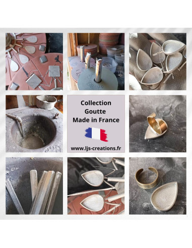 Base pour Pendentif rectangle avec bélière...