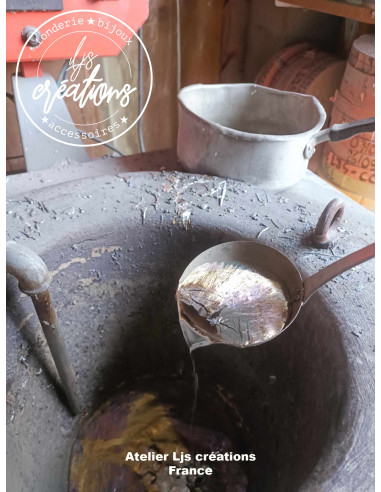 Base pour pendentif multi-cuvettes GM 17x43mm...