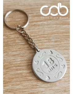 Porte clés 18 ans