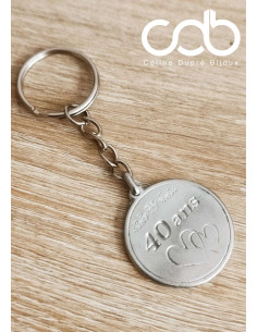 Porte clés 40 ans