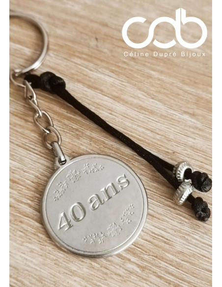 Porte clés 40 ans