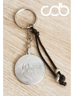 Porte clés 40 ans