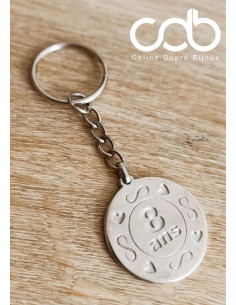 Porte clés 8 ans