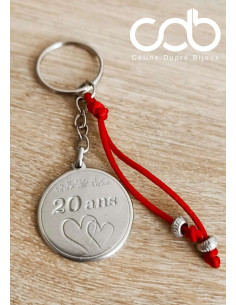 Porte clés 20 ans