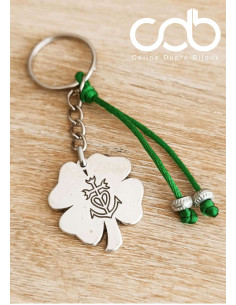 Porte clés trèfle