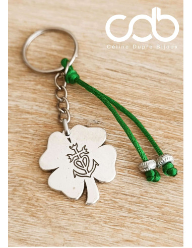 Porte clés trèfle