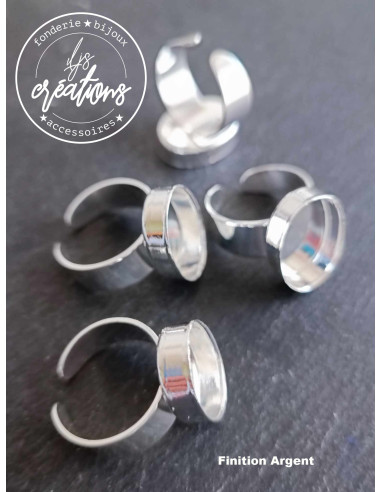 Base pour Bague avec cuvette ovale 13x18x4.5mm...