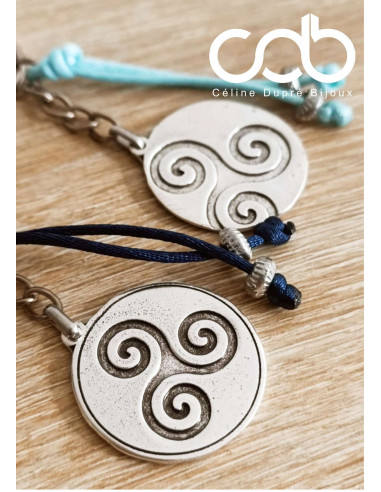 Porte clés - Triskell Celte (dessin avec...