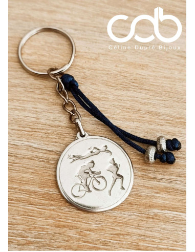 Porte clés triathlon