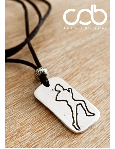 Collier rectangle 16x29mm