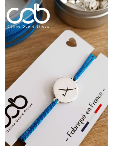 Bracelet Planeur - médaille Ronde ø18mm -...