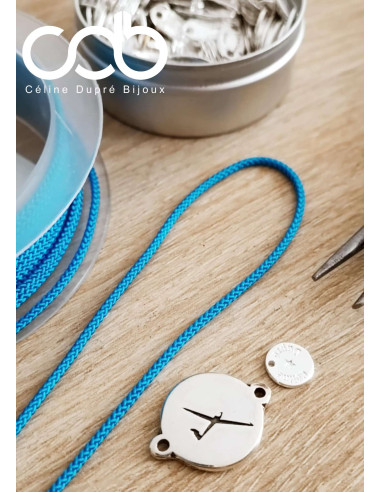 Bracelet Planeur - médaille Ronde ø18mm -...