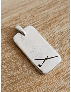 Pendentif rectangle grand modèle