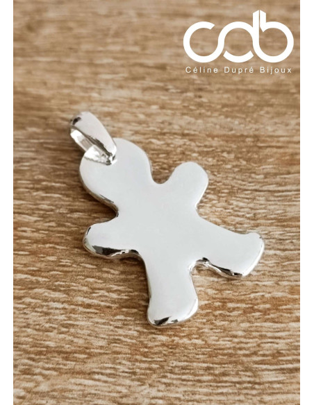 Bonhomme finition argent