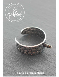 Base pour Bague anneau guépard 8mm de large - TM (57) -...