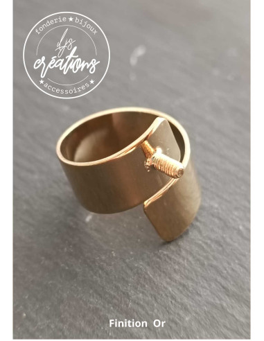 Base pour Bague anneau double 10mm - TM (55) -...