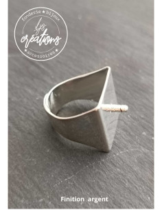 Base pour Bague anneau chevalière rectangle 16x20 - TM...