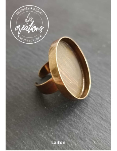 Base pour bague ronde 30x4mm de profondeur -...