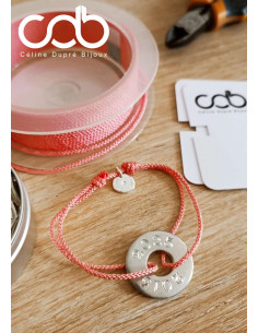 Bracelet anneau étain