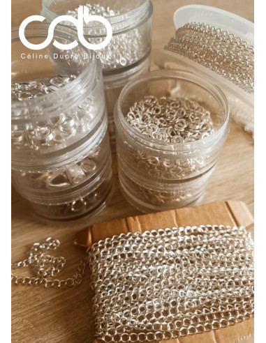 Bracelet Anneau - ø20mm - avec chaine