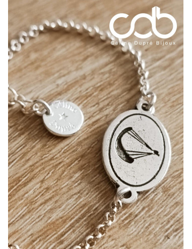 Bracelet Parapente - modèle au choix - avec chaine