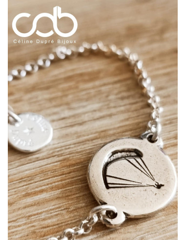 Bracelet Parapente - modèle au choix - avec chaine