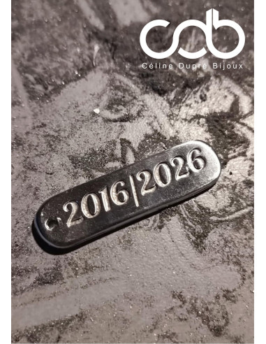 Porte clés en étain 2016/2026 - 3 médailles...