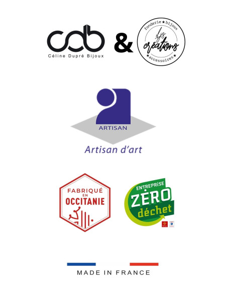 Bracelet Pavois Sétois / joute ø16mm - Dessin horizontal - cordon réglable