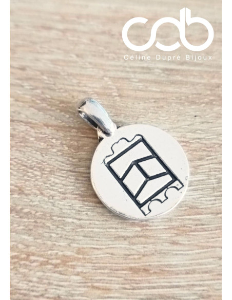 Pendentif rond Pavois