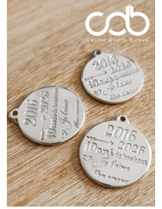 Médaille noces d'étain