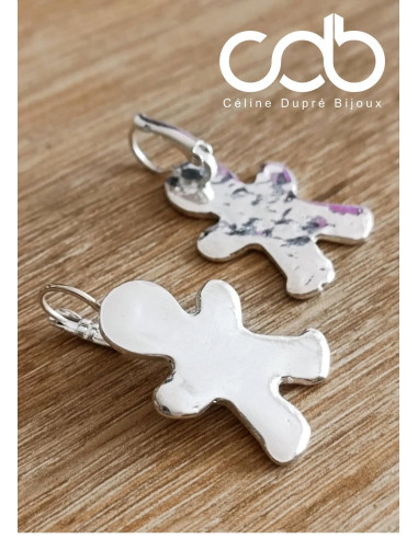 Boucles d 'oreilles Bonhomme de pain d'épice - TM