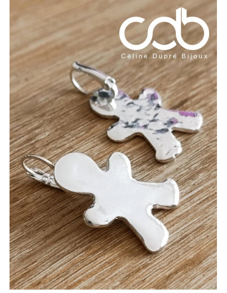 Boucles d 'oreilles Bonhomme de pain d'épice - TM