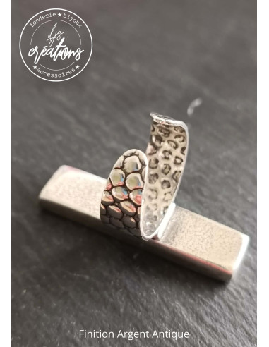 Base pour Bague Rectangle Long 8x40x4mm -...