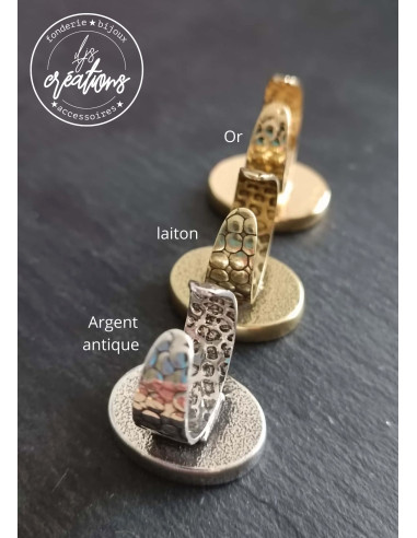 Base pour Bague ovale 16x23x4mm - finition au...