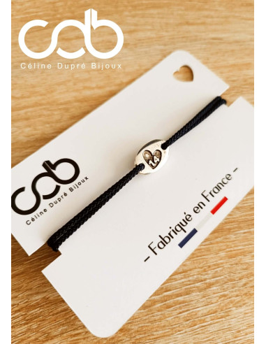 Bracelet coeur + 14 (Idéal Noces de plomb) -...