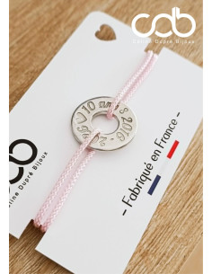 Bracelet anneau en étain