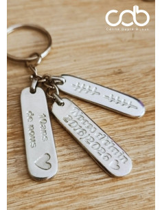 Porte clés en étain