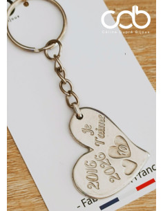 Porte clés coeur